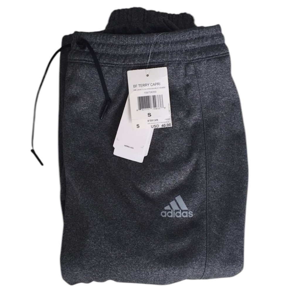 NWT Adidas cropped joggers - size small